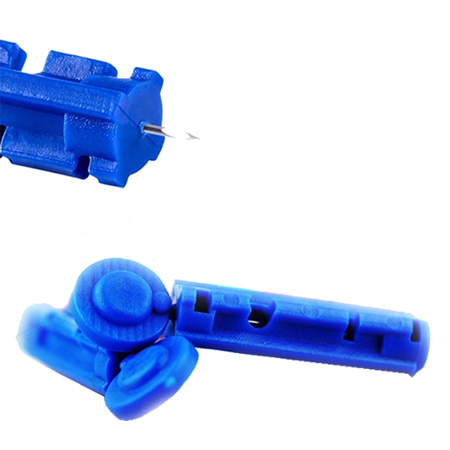 Sterile Finger Prick Stainless Steel Blood Lancet With CE