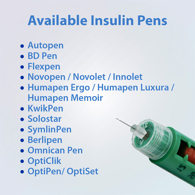 CE Approved Disposable Diabetic Pen Needles for Insulin Injection 31G 6mm