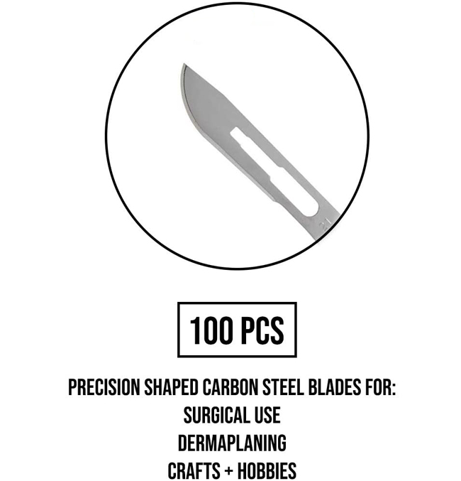 Disposable Surgical Scalpel Blade , 750HV Carbon Steel Surgical Blades