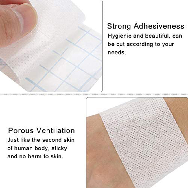 4 In X 11 Yd NonWoven Dressing Retention Tape Hypoallergenic
