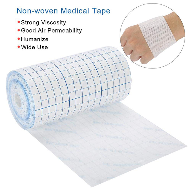 4 In X 11 Yd NonWoven Dressing Retention Tape Hypoallergenic