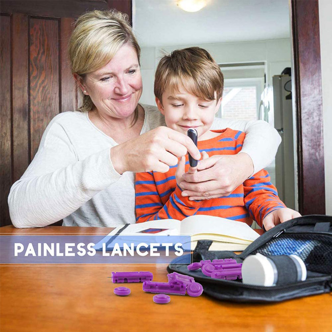 Purple Sterile Single Use Ultra Thin Lancets 30 Gauge Universal