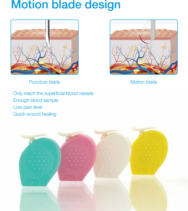 Infant Heel Lancets with Micro Surgical Blade, Incision Depth 0.85 mm